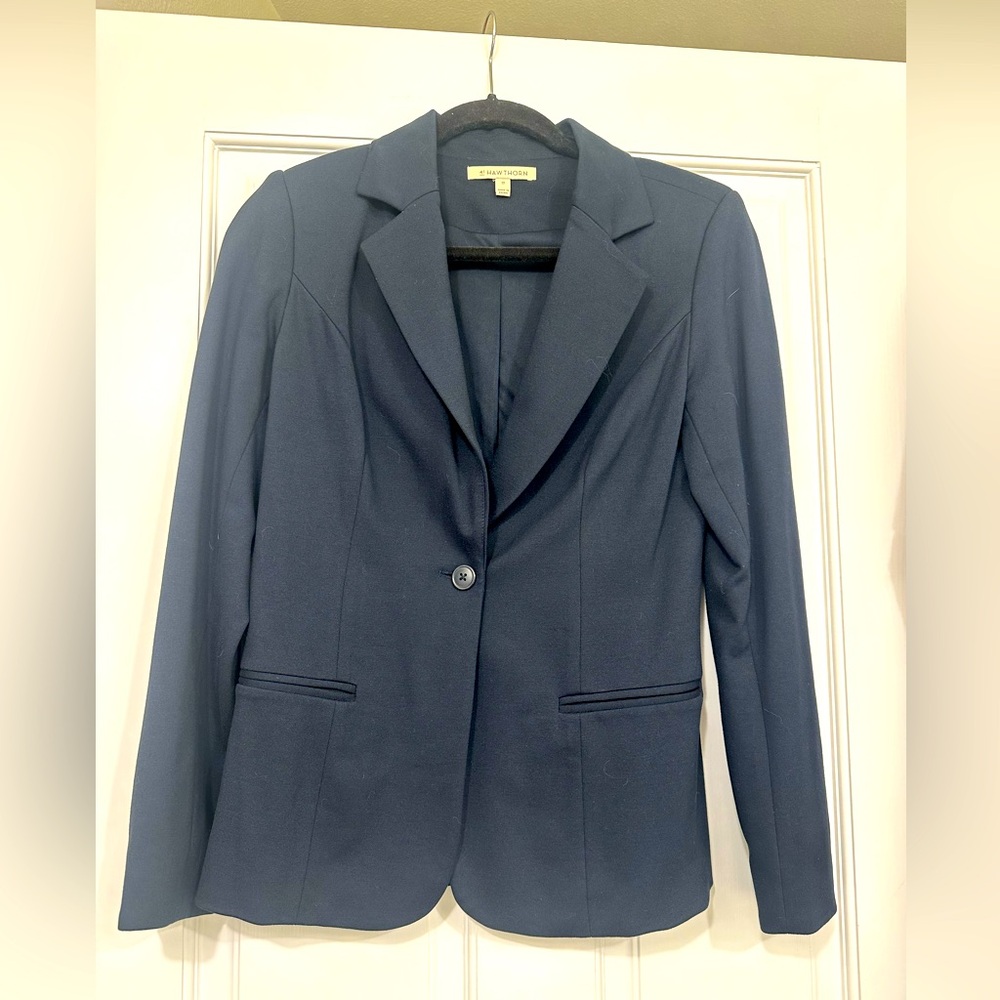Navy blue blazer/suit jacket